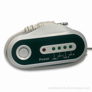 Car FM Transmitter with Audio Frequency Range of 50Hz to 15kHz